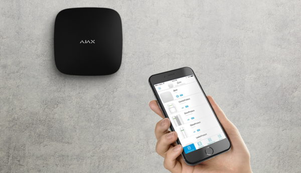 Ajax alarme hub noir centrale