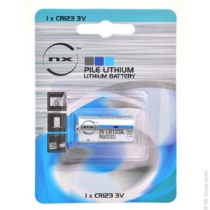 Pile CR123 LITHIUM